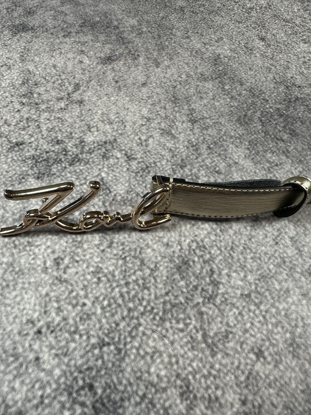 Karl Lagerfeld Karl Lagerfeld Logo Belts Rare Luxury Streetwear USA Rare Size ONE SIZE - 2 Thumbnail