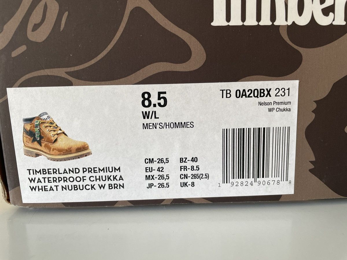 Bape × Timberland ✅ BAPE x Chukka Classic Boot US8.5 UK8 EU42 Size US 8.5 / EU 41-42 - 8 Thumbnail