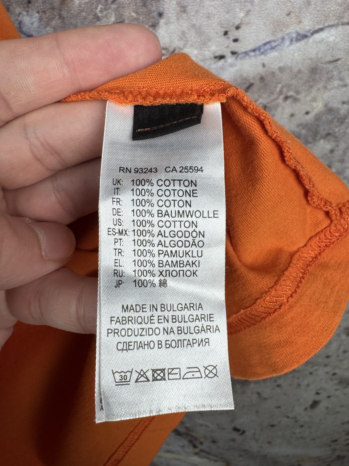 Diesel Men’s Diesel Denim Division T-Shirt Orange Size Medium Size US M / EU 48-50 / 2 - 10 Thumbnail