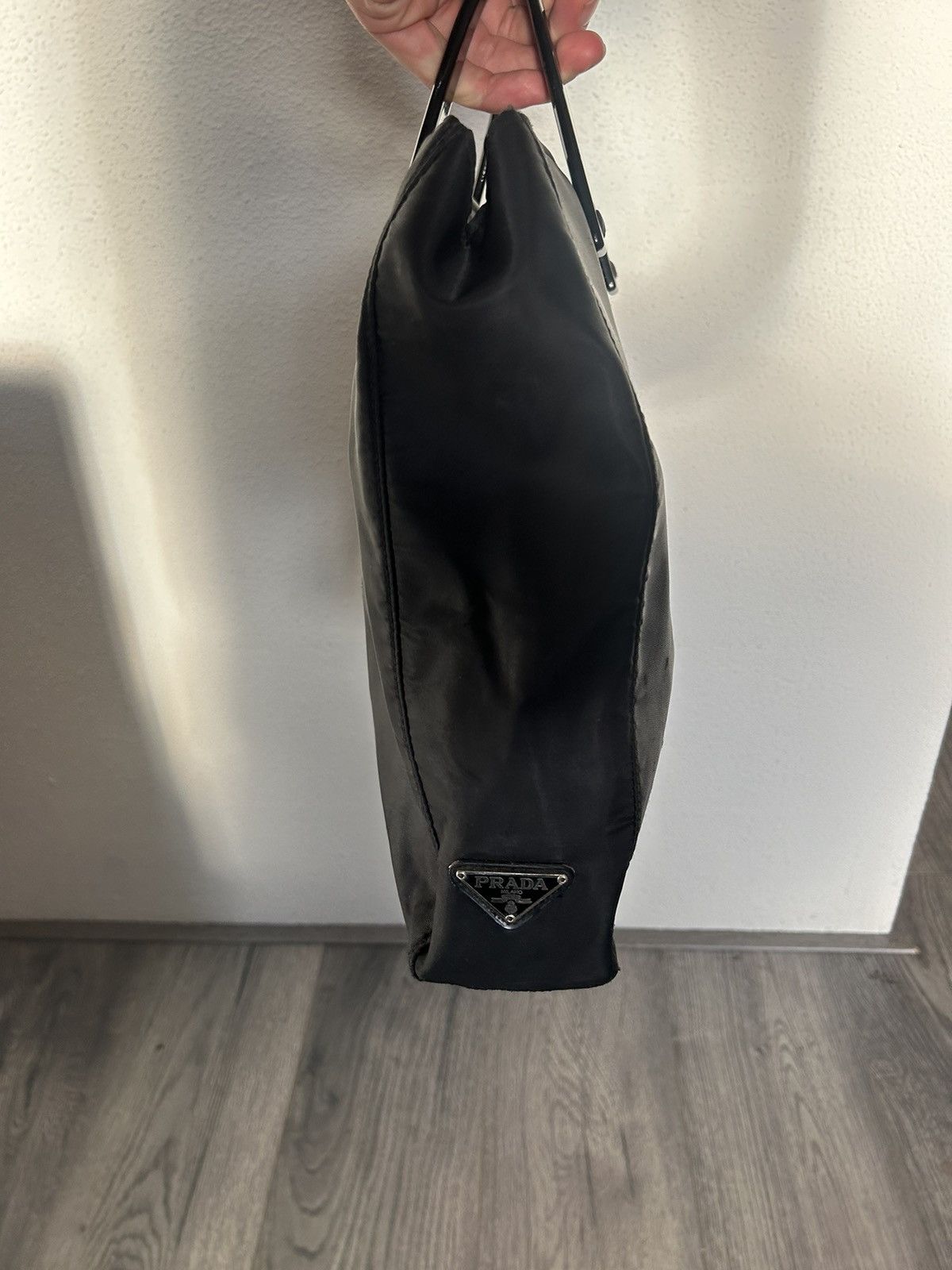 Prada Prada Nylon Tote Bag with Iconic Triangle Logo Size ONE SIZE - 2 Thumbnail