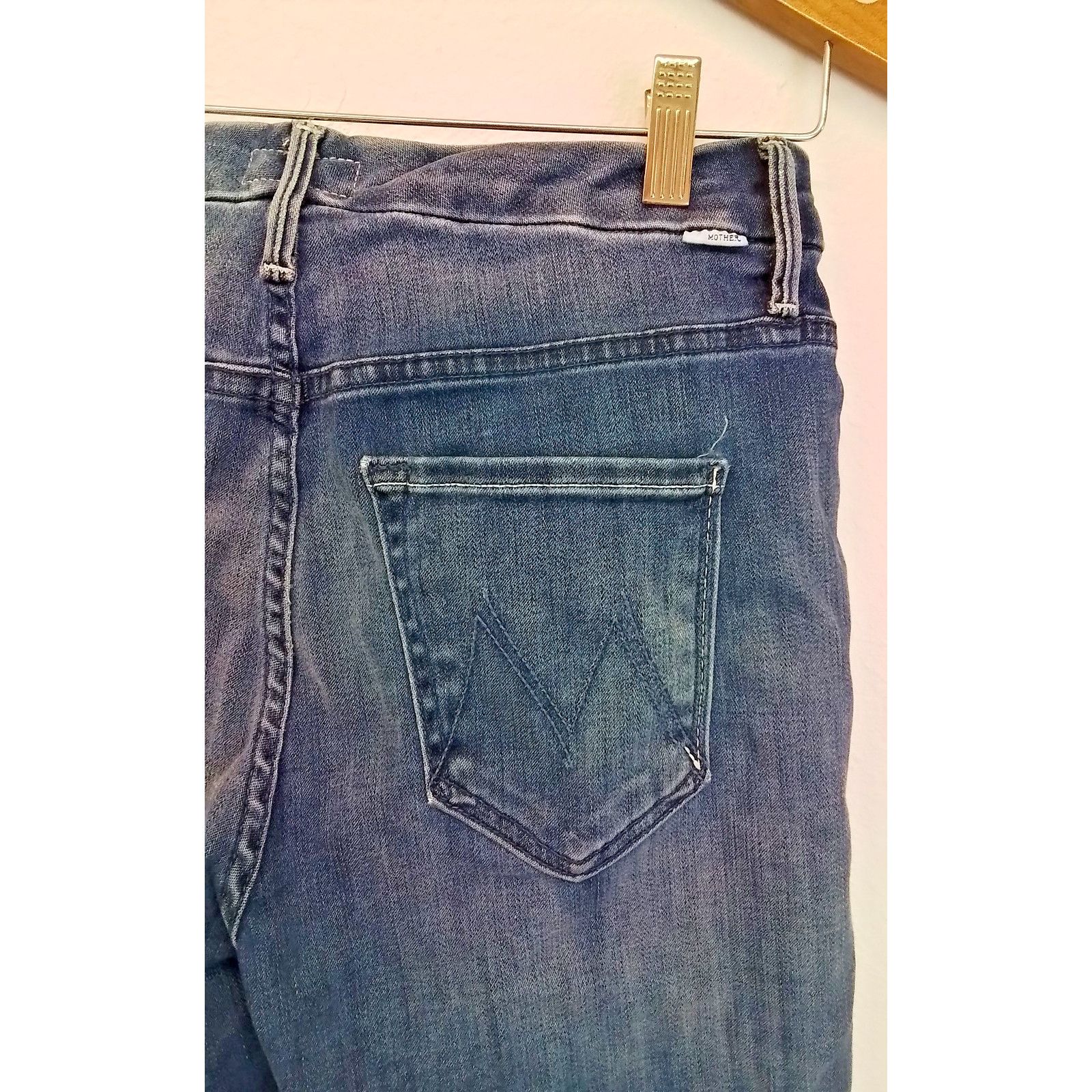 MOTHER Mother Jeans Women's 27" High Waisted Med. Wash Looker Ankle Size 27" / US 4 / IT 40 - 6 Thumbnail