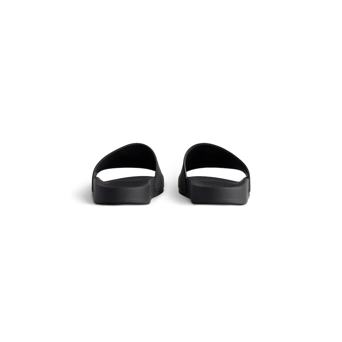 Balenciaga o1s1rm0226 Pool Slide Sandals In Black Size US 6 / IT 36 - 5 Thumbnail