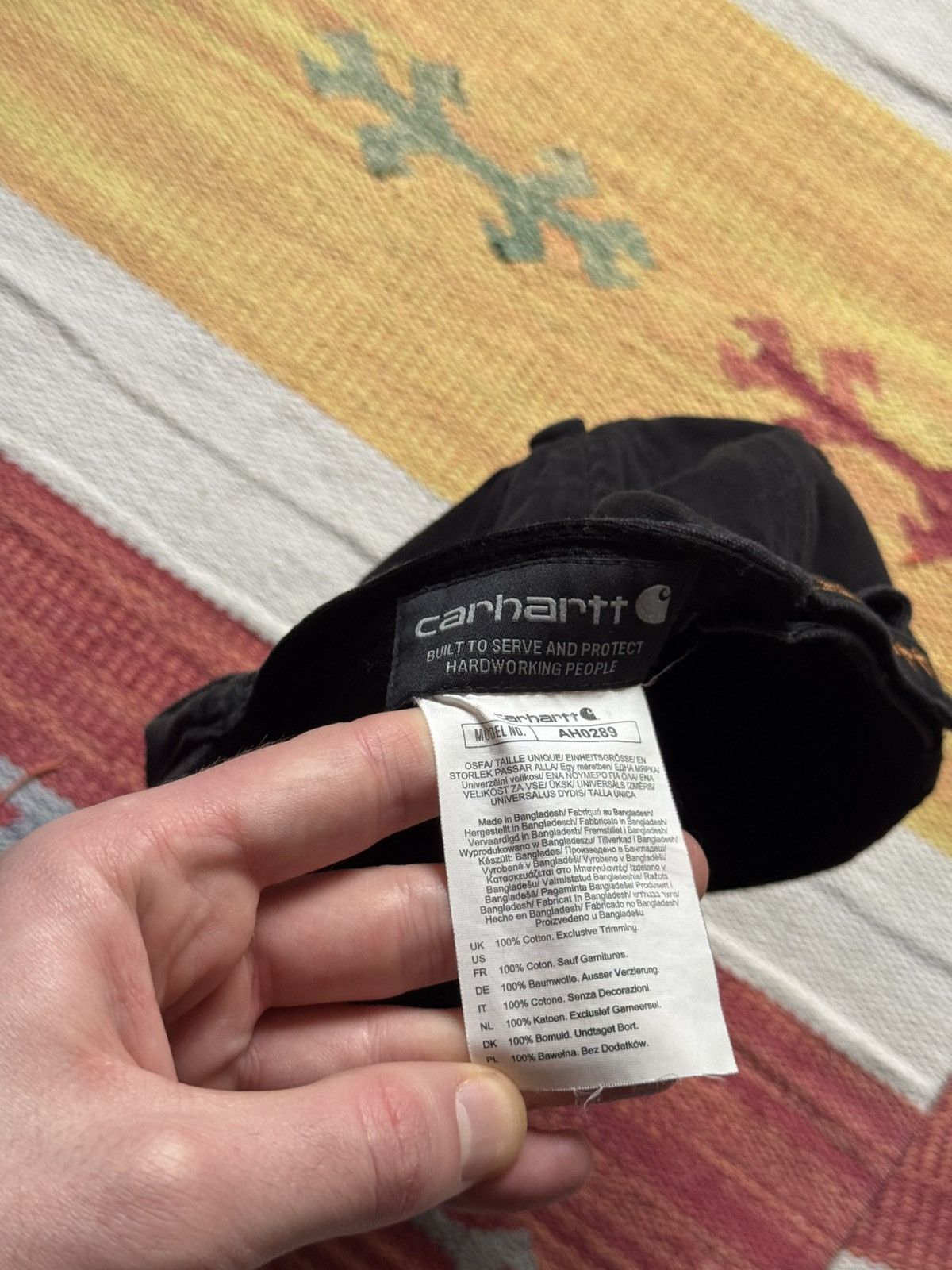 Carhartt Carhartt Workwear Faded Black Hat Size ONE SIZE - 6 Thumbnail