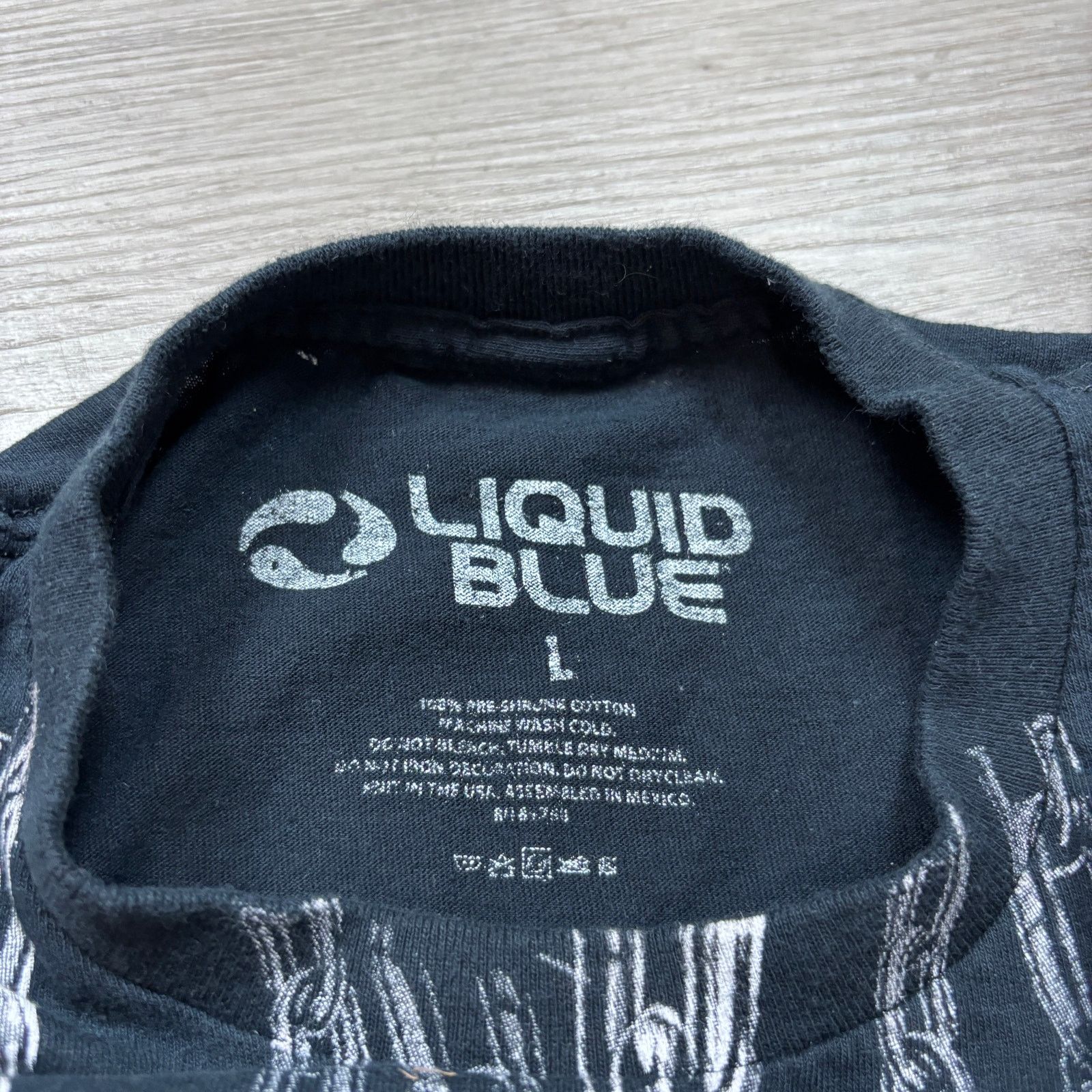 Liquid Blue Liquid Blue Hanging Out Skull T Shirt Men's Large y2k grunge Size US L / EU 52-54 / 3 - 6 Thumbnail