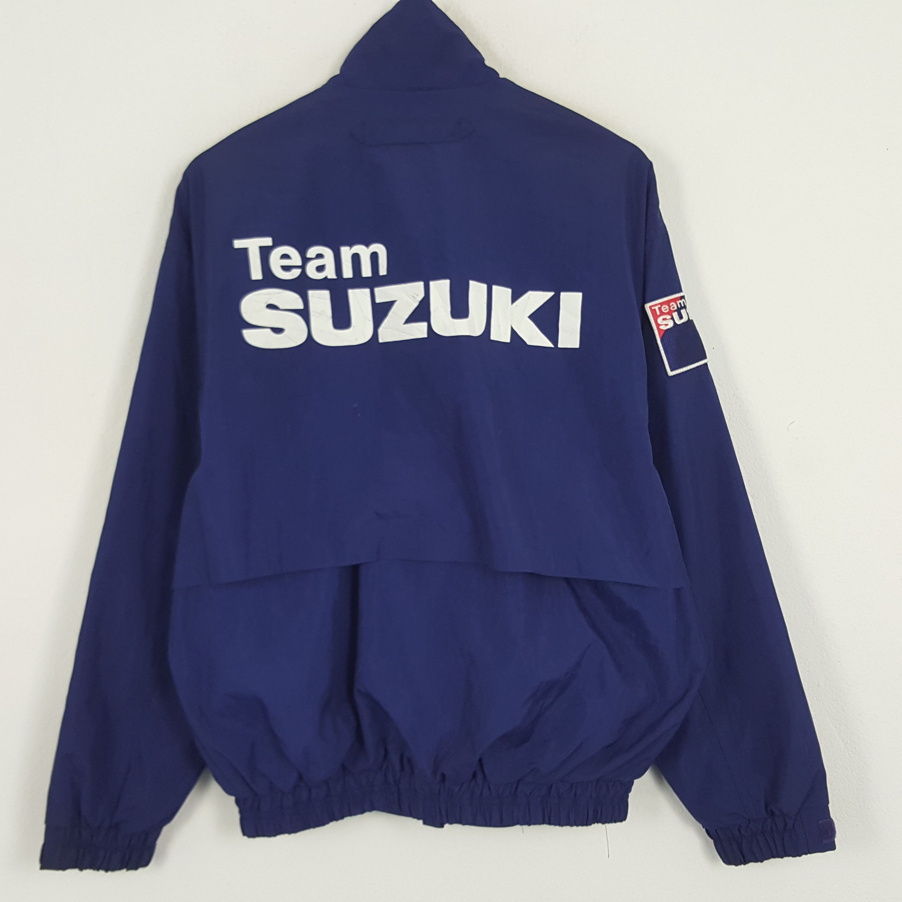 Vintage Vintage Team Suzuki Sport Racing Windbreaker Jacket Size US L / EU 52-54 / 3 - 1 Thumbnail