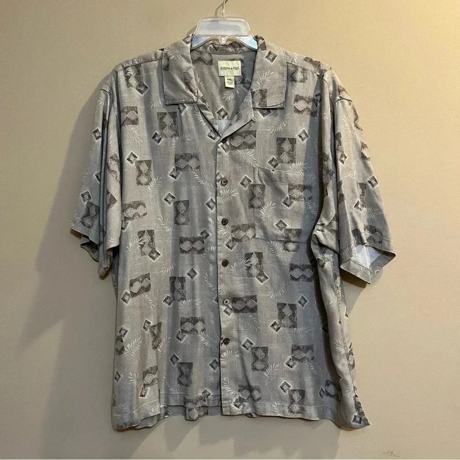 Joseph & Feiss Joseph & Feiss Hawaiian Short Sleeve Silk Shirt Size XXL Size US XXL / EU 58 / 5 - 1 Thumbnail