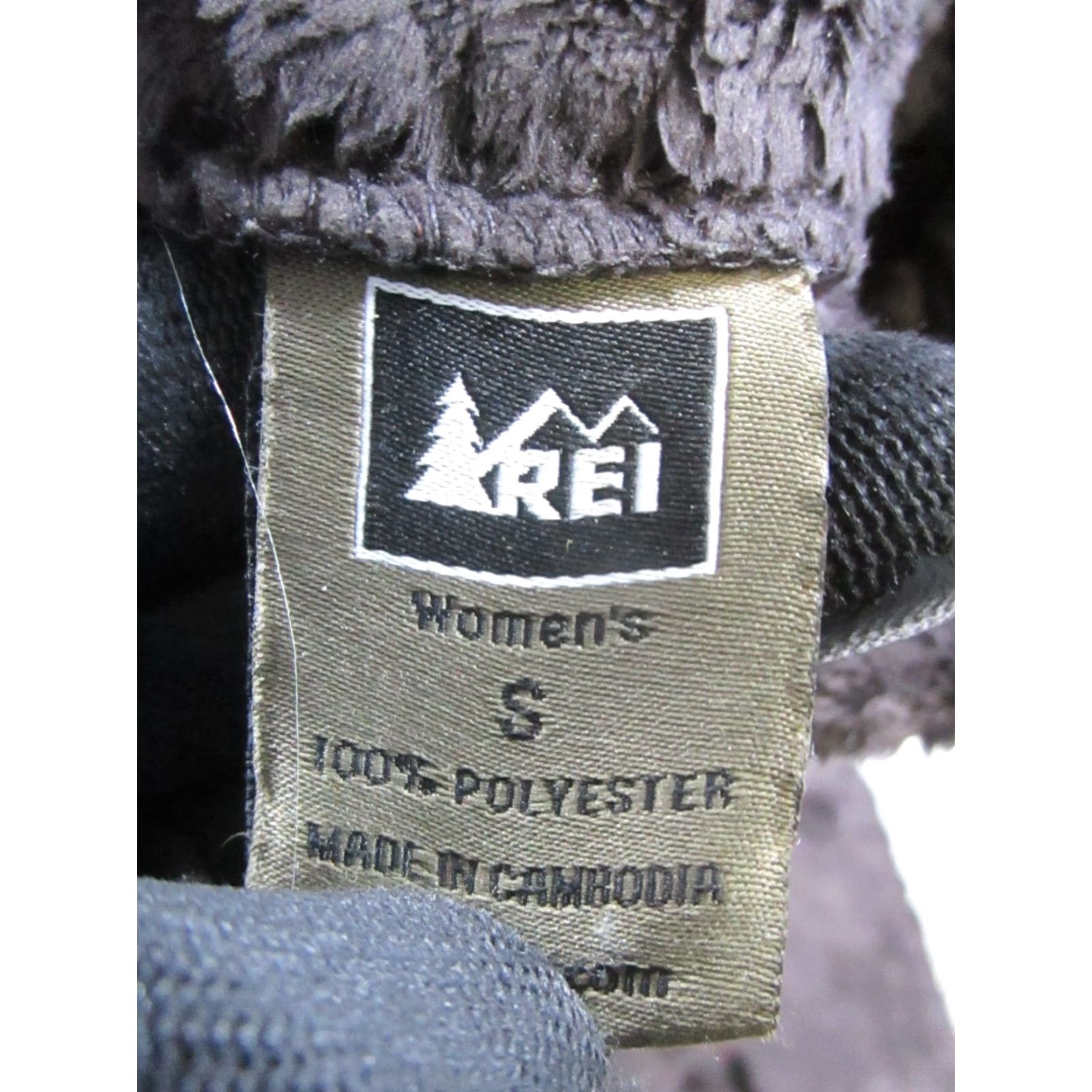 Vintage REI Jacket Womens Small Brown Full Zip Hiking Fleece Size S / US 4 / IT 40 - 3 Thumbnail