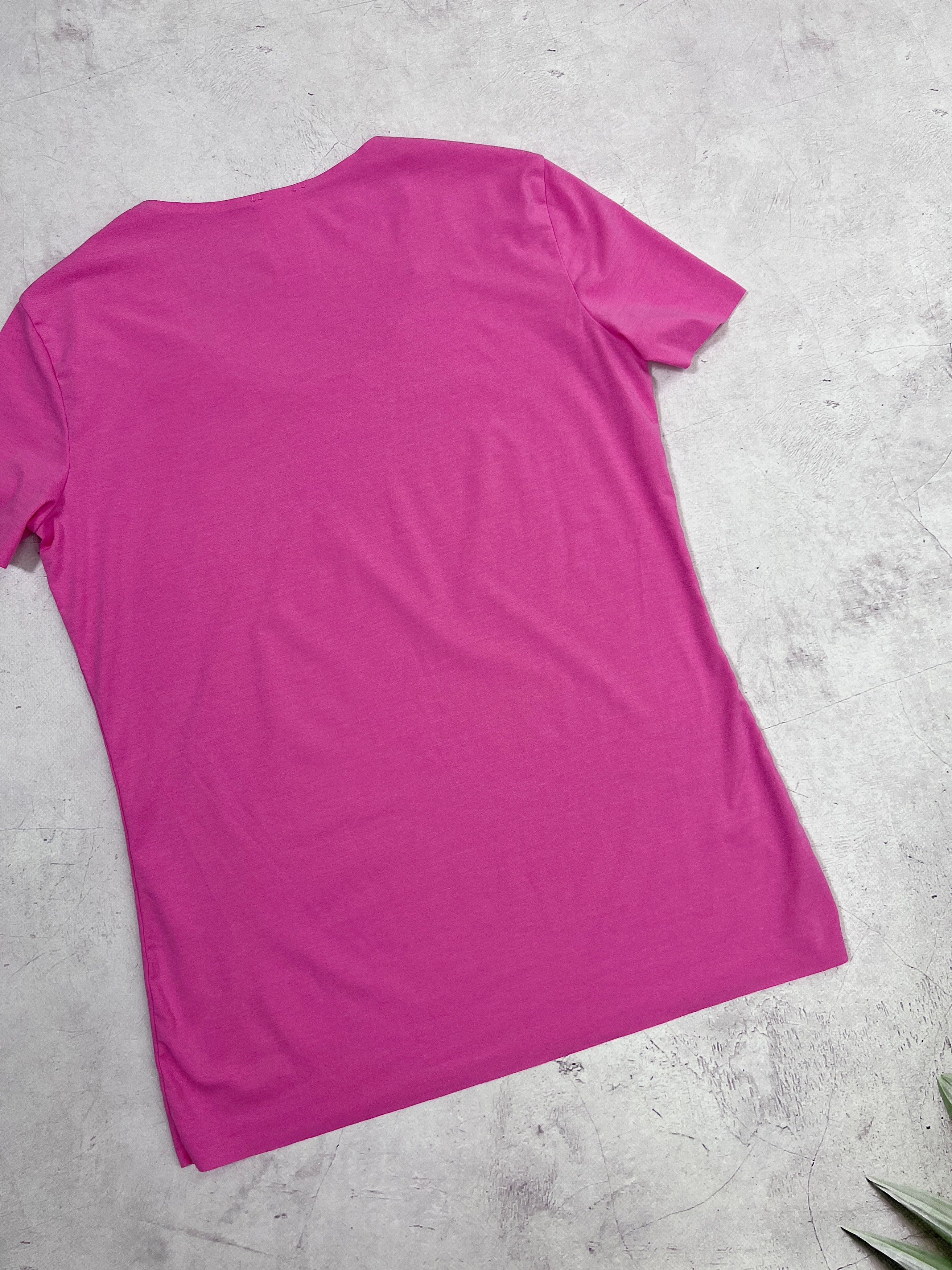 Designer × Mugler × Wolford Mugler Wolford T-Shirt Women Ladies Basic Pink Size XS / US 0-2 / IT 36-38 - 16 Thumbnail