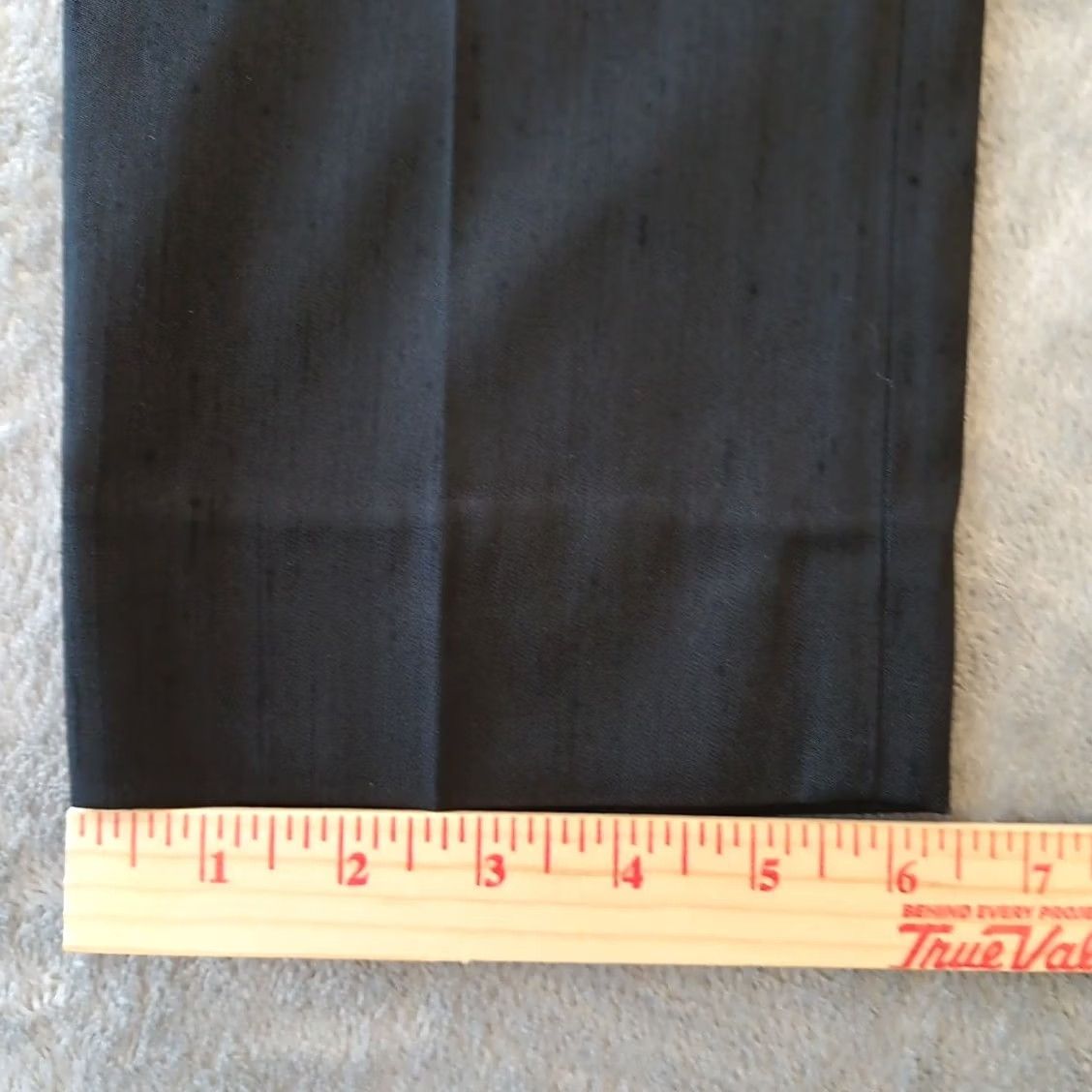 Vintage Chico's Pants Dress Pants Women's 0 Black Lightweight Silk Blend Side Zip 30x27 Straight Inseam 27 Size 25" / US 0 / IT 36 - 5 Thumbnail