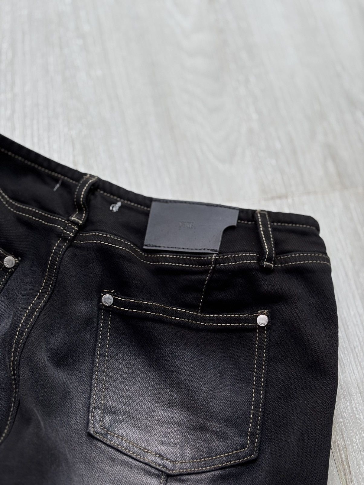 Japanese Brand YUSE lace up flare jeans Size US 26 / EU 42 - 9 Thumbnail