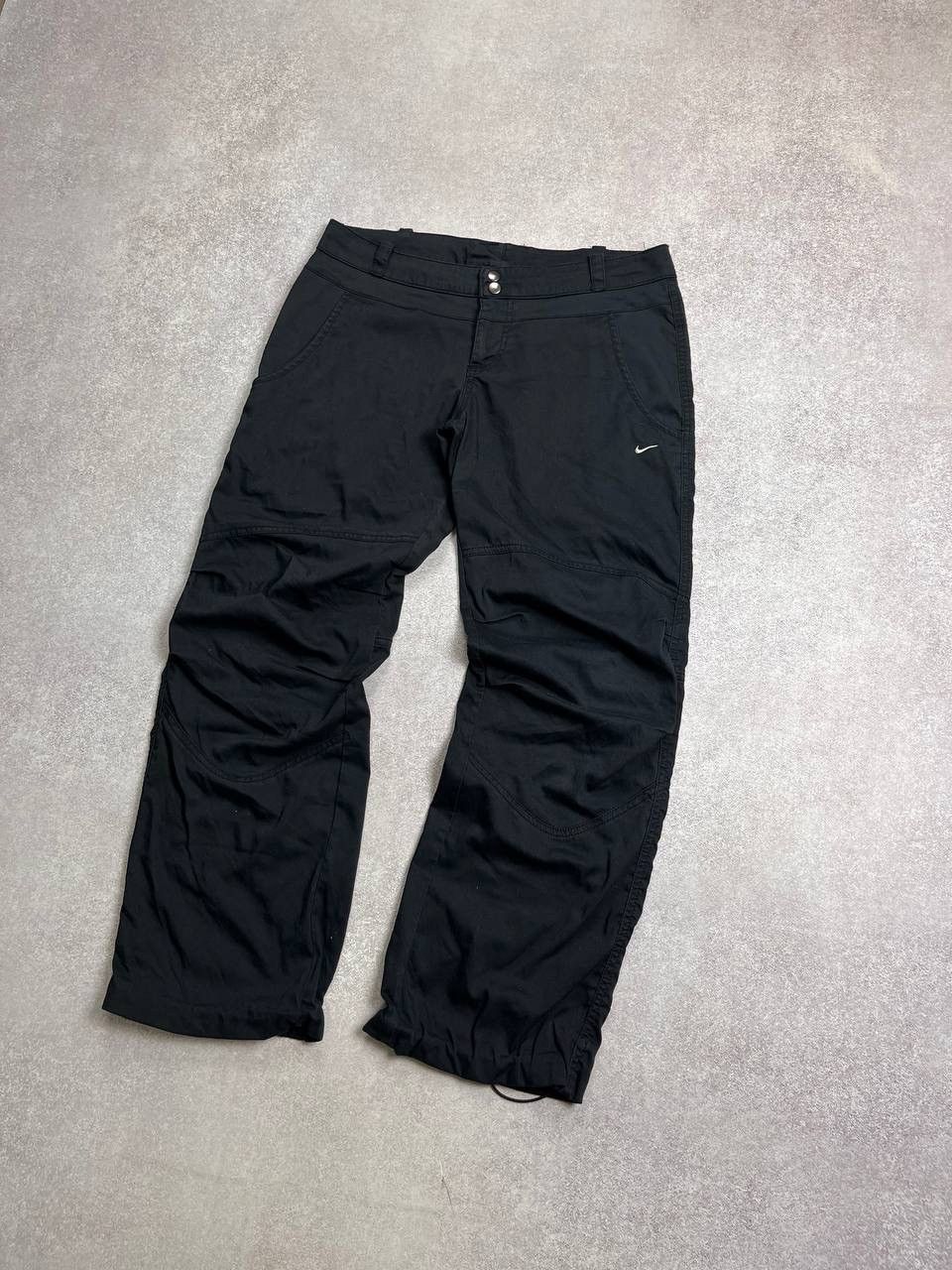 Nike × Vintage Vintage Nike Swoosh Baggy Trackpants Y2K M Size US 32 / EU 48 - 2 Thumbnail