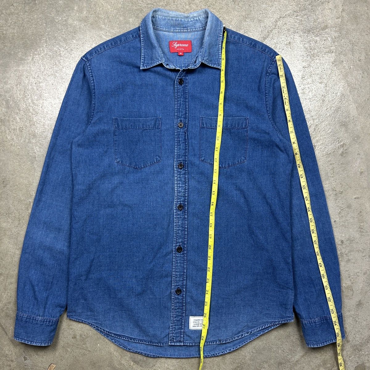 Supreme supreme western denim shirt Size US M / EU 48-50 / 2 - 14 Thumbnail