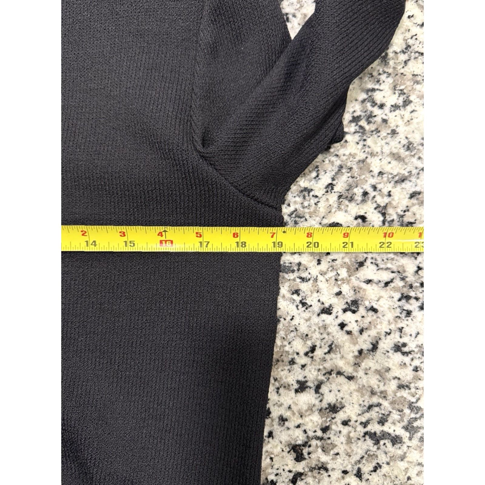 St. John VINTAGE ST JOHN Sweater Pullover Knit Wool Blend Black USA Theme Petite Women P Long Sleeve Military Style Top Size S / US 4 / IT 40 - 4 Thumbnail