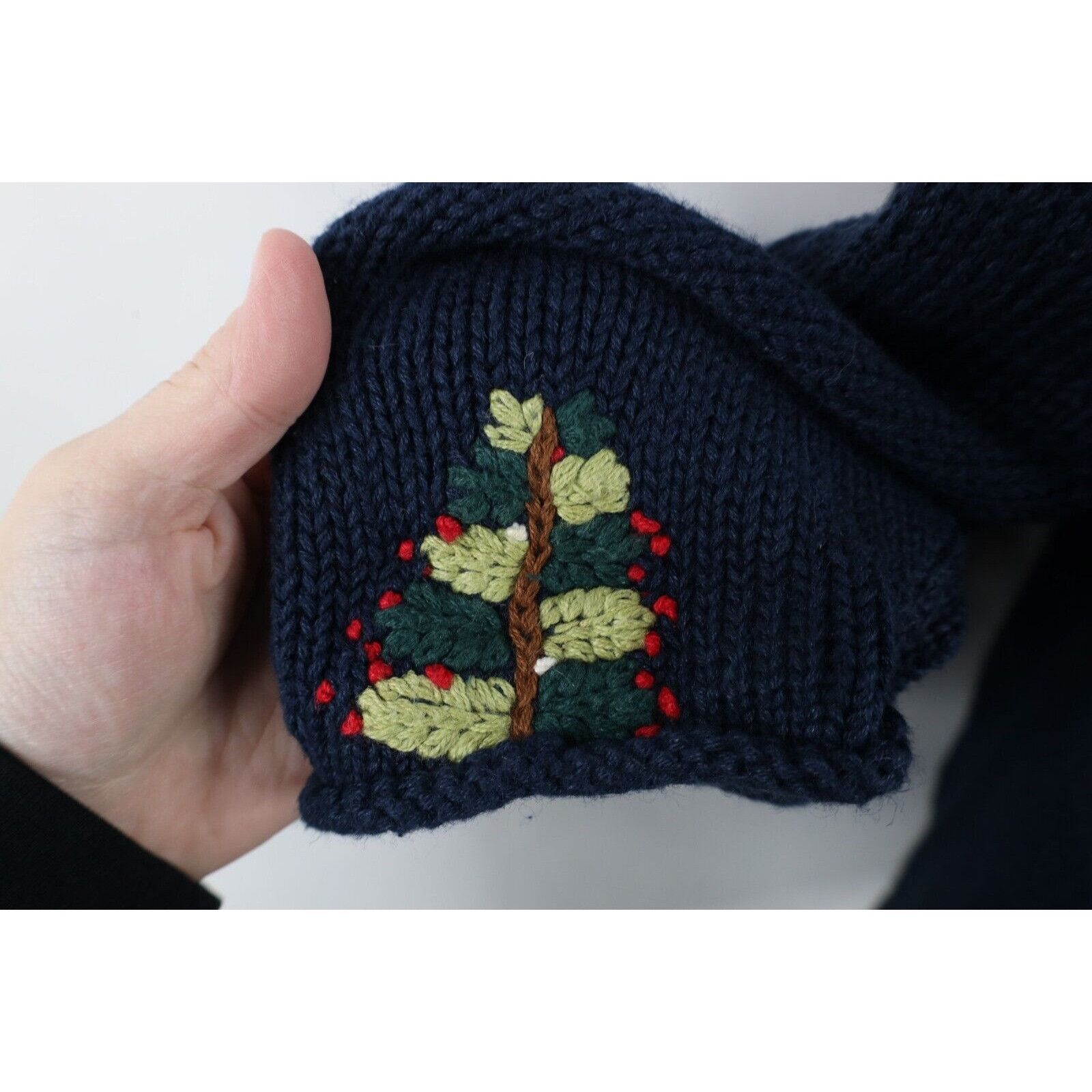 Vintage Vintage 90s Streetwear Marled Knit Christmas Santa Sweater Size XL / US 12-14 / IT 48-50 - 11 Thumbnail
