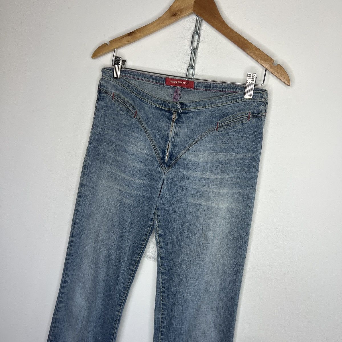 Miss Sixty VTG y2k Miss Sixty Wide Leg Denim Baggy Archive Low Rise Size 30" / US 8 / IT 44 - 3 Thumbnail
