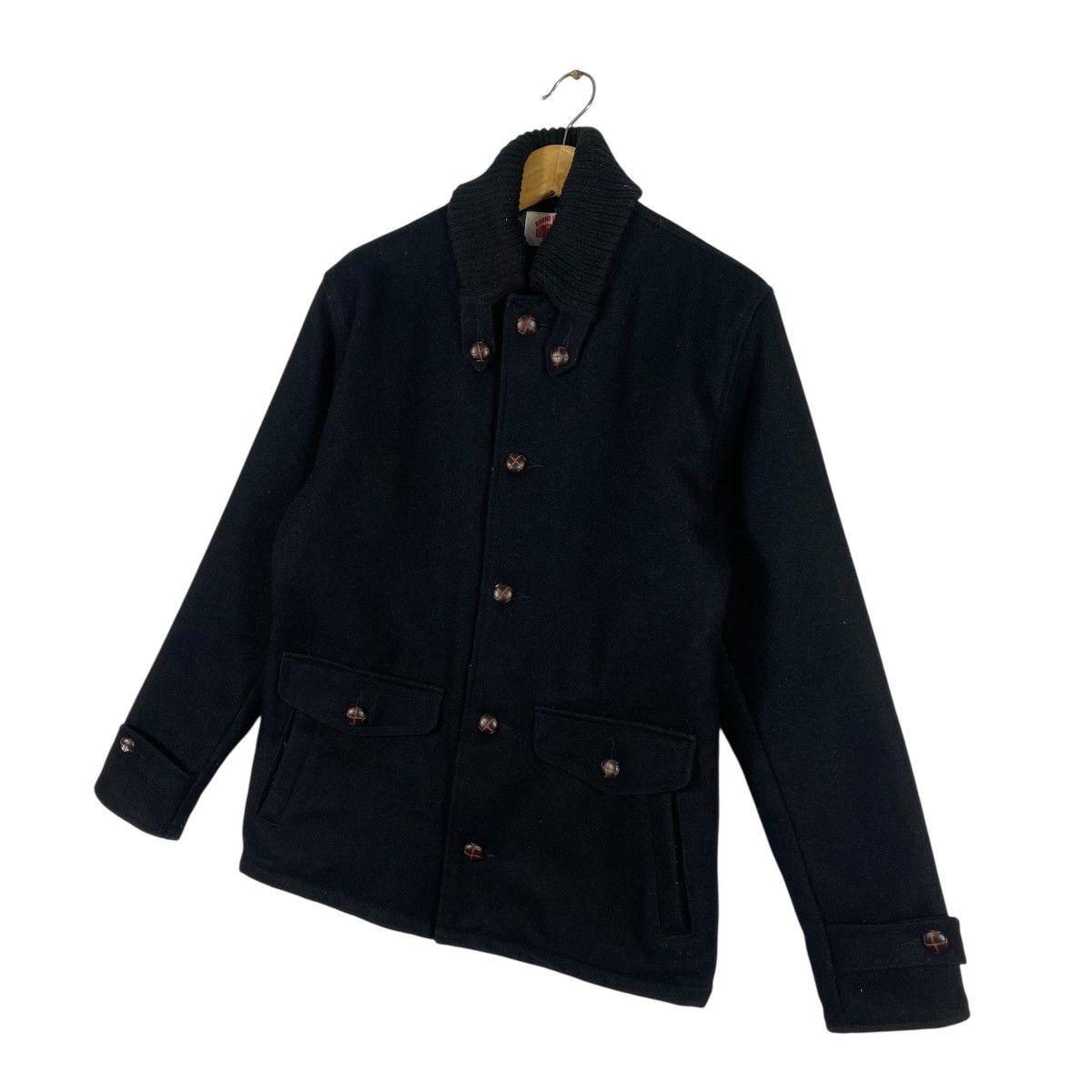 Vintage Vintage Round House Wool Button Jacket M Size Black Colour Size US M / EU 48-50 / 2 - 2 Thumbnail