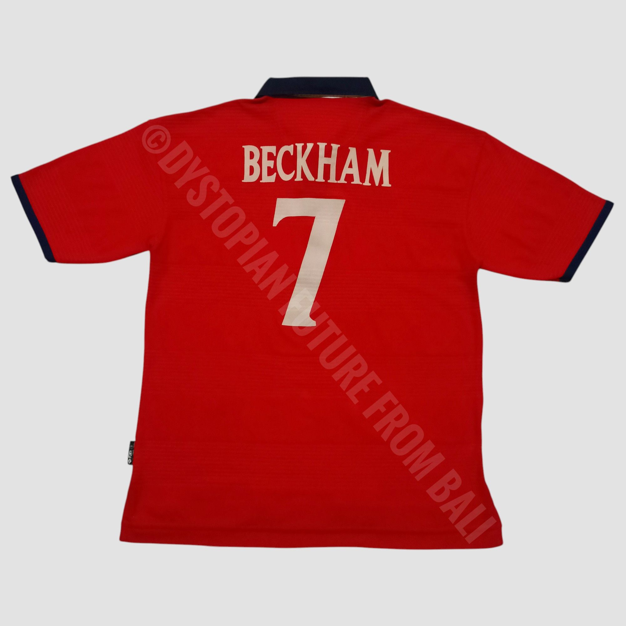 David Beckham Vintage 1999-2001 David Beckham England Football Away Jersey Size US XL / EU 56 / 4 - 2 Thumbnail