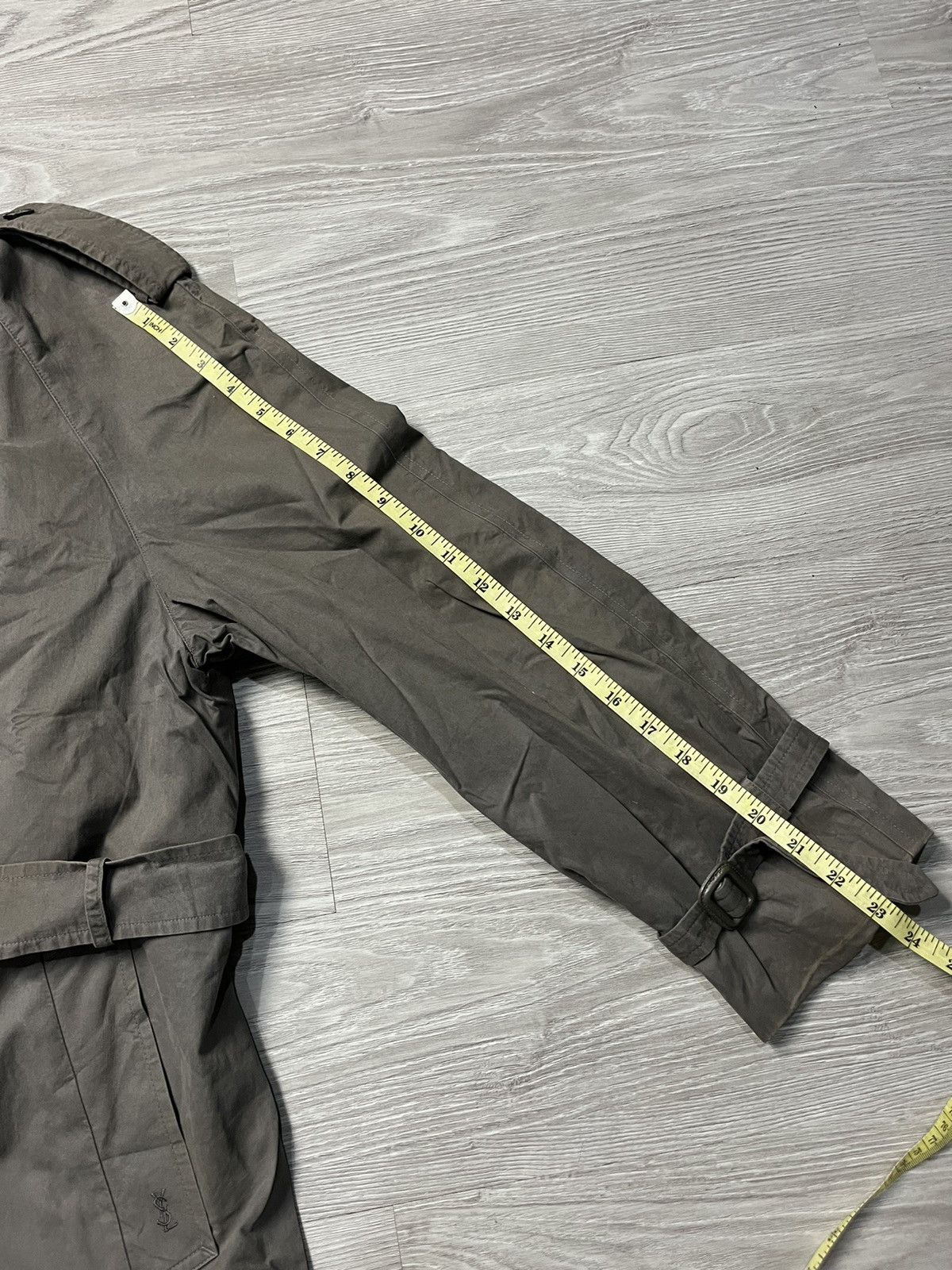 Vintage × Yves Saint Laurent Vintage YSL Diffusion Hommes Long Coat Size US L / EU 52-54 / 3 - 9 Thumbnail