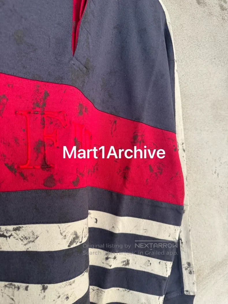 Vetements VETEMENTS Blood-stained swear word patched Polo Size US L / EU 52-54 / 3 - 4 Thumbnail