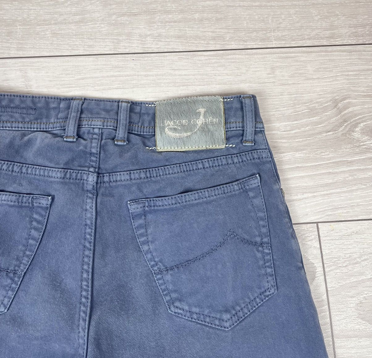 Jacob Cohen Jacob Cohen Luxury Hand Made Straight Blue Pants Jeans 31 sz Size US 31 - 14 Thumbnail