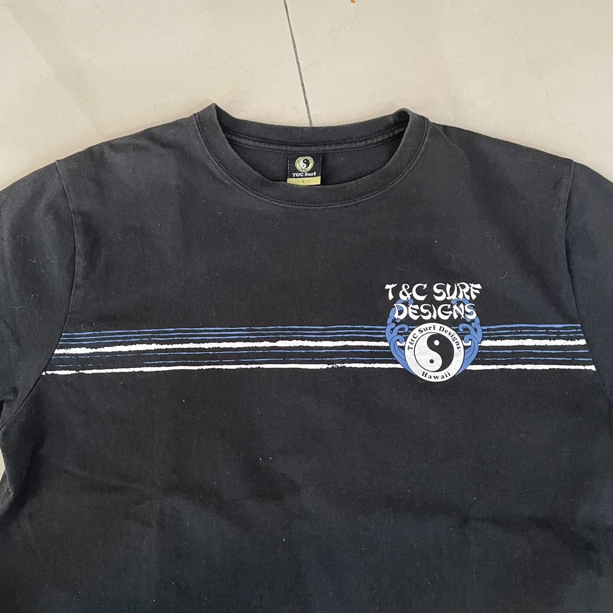 Vintage Vintage T&C Surf Designs Hawaii Yin Yang Size US L / EU 52-54 / 3 - 4 Thumbnail