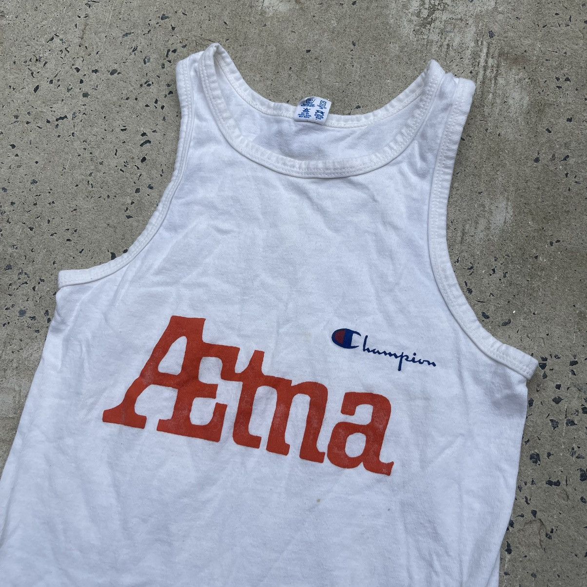 Champion Vintage 90s AETNA Life Insurance CHAMPION Jersey Size US M / EU 48-50 / 2 - 2 Thumbnail