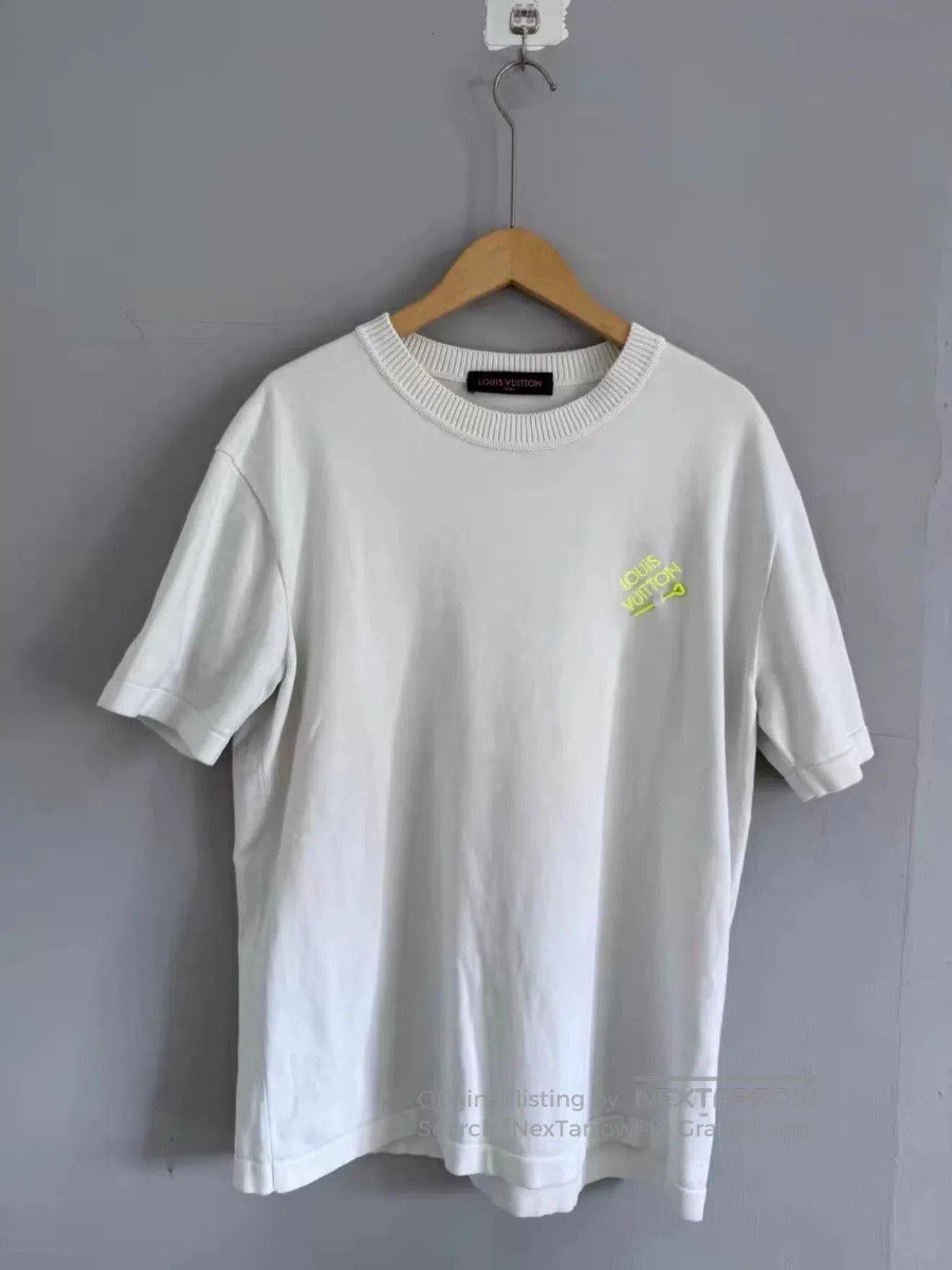 Louis Vuitton Louis Vuitton White Embroidered Knit XL. Size US XL / EU 56 / 4 - 1 Thumbnail