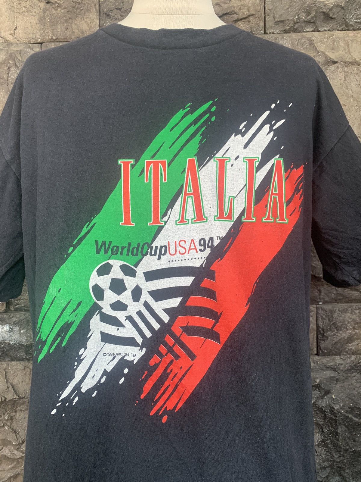 Nutmeg × Vintage Vintage 90s World Cup USA 1994 Nutmeg T shirt Size US L / EU 52-54 / 3 - 2 Thumbnail