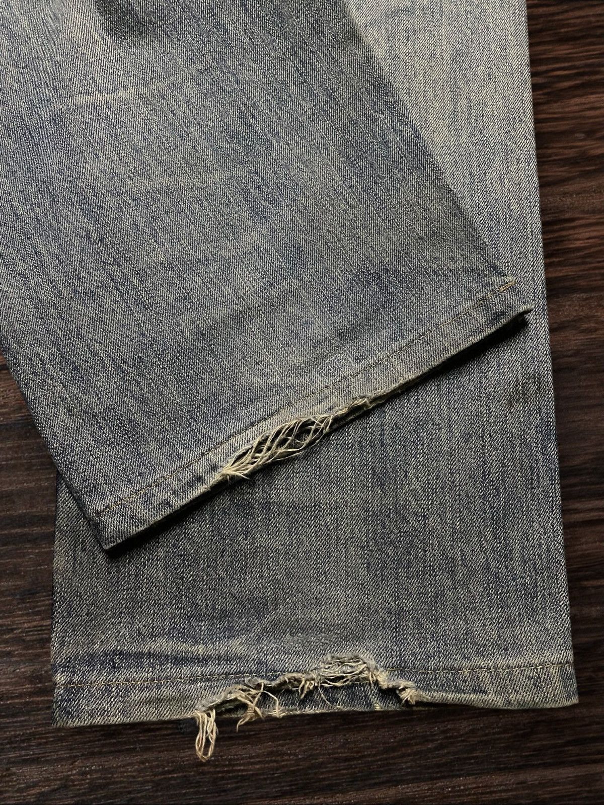 Levi's Vintage Levis 503 80s mud wash Distressed Baggy Jeans Size US 33 - 20 Thumbnail