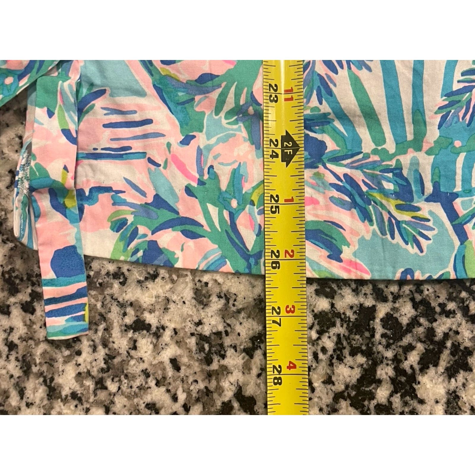 Lilly Pulitzer VINTAGE Lilly Pulitzer Ibiza Blue Cabana Shift Dress Girls Size 8 Size M / US 6-8 / IT 42-44 - 2 Thumbnail