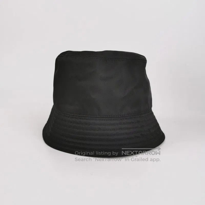 Prada Prada Black Triangle Logo Fisherman Hat. Size ONE SIZE - 3 Thumbnail