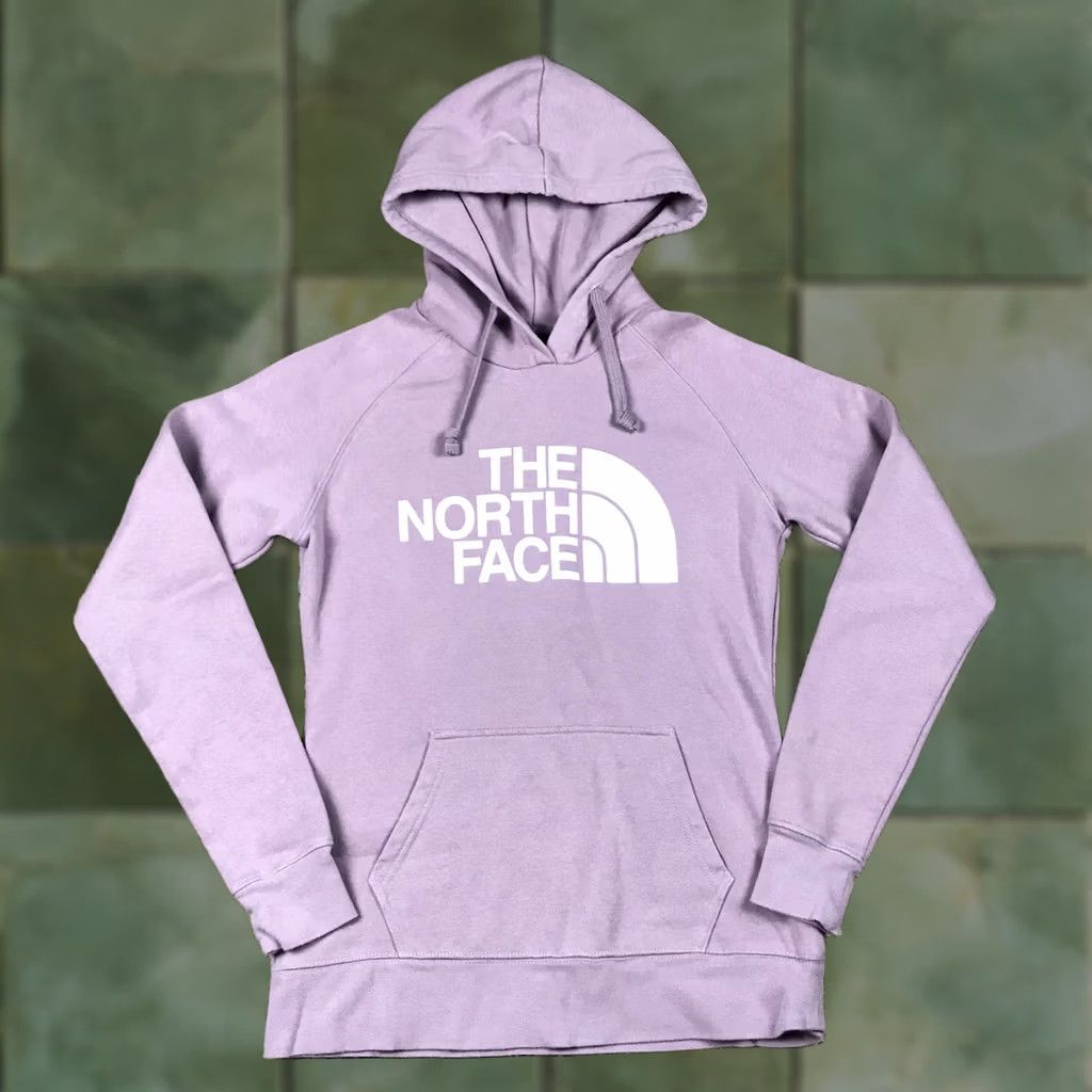 The North Face VINTAGE The North Face Purple Hoodie Sweatshirt Women’s Small White Logo Graphic Size S / US 4 / IT 40 - 1 Thumbnail