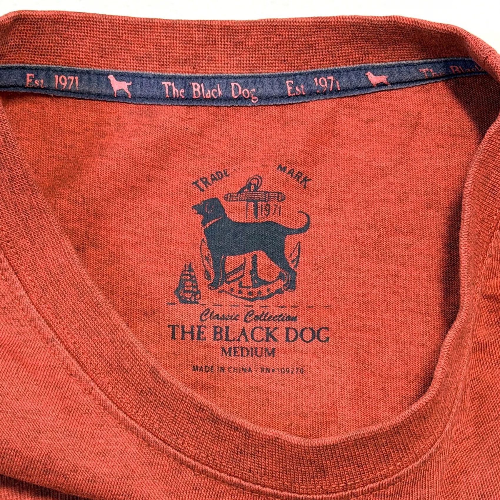 Alife The Black Dog Shirt Mens Long Sleeve Red Crew Neck Graphic Print Life Off The Leash Size US M / EU 48-50 / 2 - 7 Thumbnail