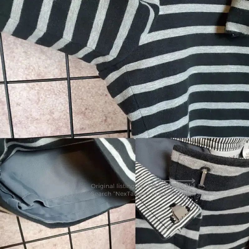 Lanvin Lanvin Striped Black Cotton Blend Casual Shorts . Size 26" / US 2 / IT 38 - 7 Thumbnail