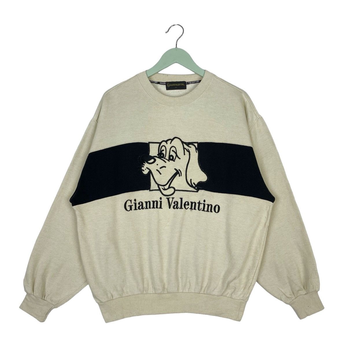 Valentino Gianni Valentino Sweatshirt Crewneck Pullover Jumper Size US L / EU 52-54 / 3 - 1 Thumbnail
