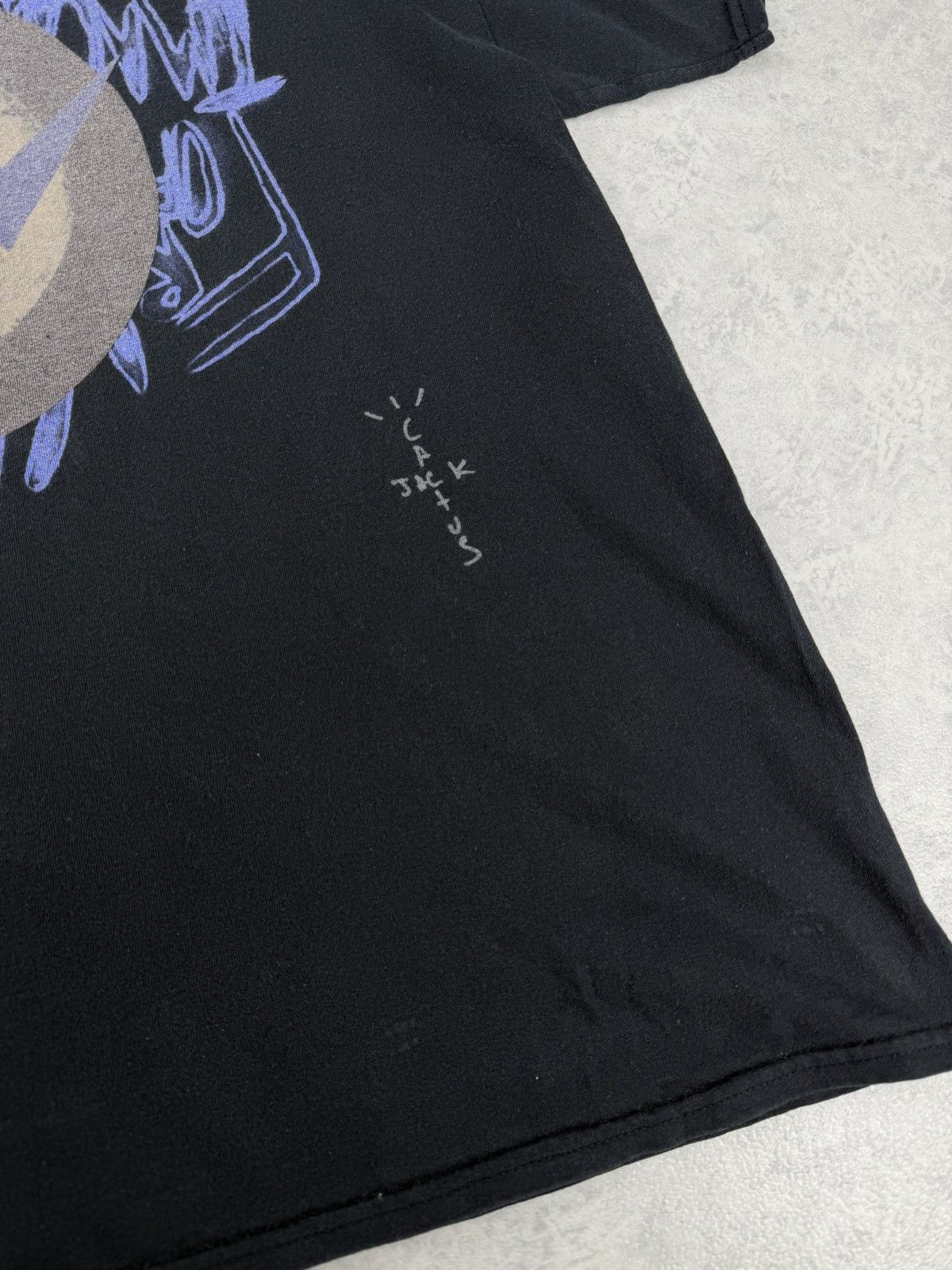 Travis Scott Travis Scott Cactus Jack x Fragment 2021 T Shirt Black Size US XL / EU 56 / 4 - 2 Thumbnail