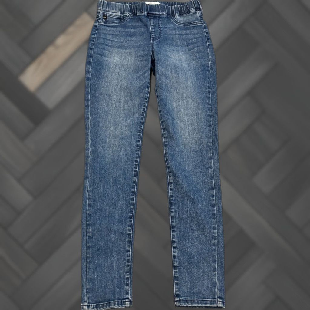 Vintage KanCan Jeans Women's 7/27 Dark Wash Pull On Stretch Blue Denim Skinny KC8564M Size 28" / US 6 / IT 42 - 1 Thumbnail
