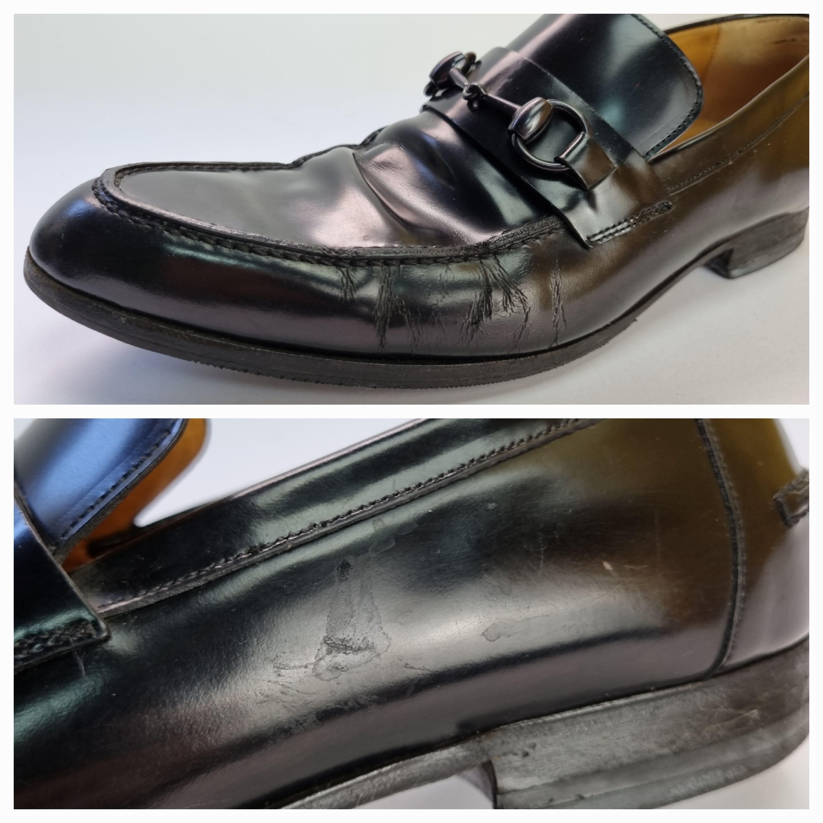 Gucci Vintage Gucci Vibram Leather Loafers Italian Shoes 181808 Size US 7 / EU 40 - 21 Thumbnail