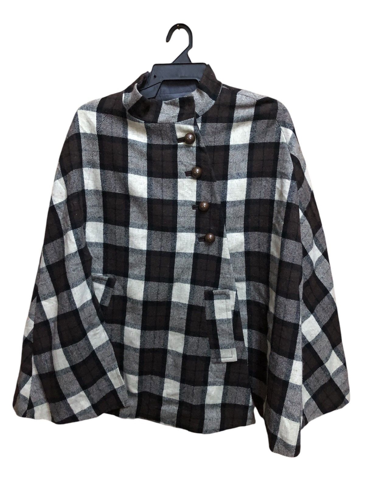A.P.C. × Vintage Vintage APC Wool Poncho Size XS / US 0-2 / IT 36-38 - 1 Thumbnail