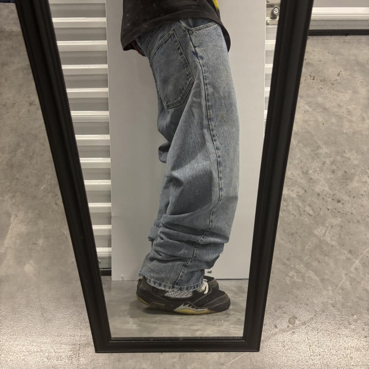 Japanese Brand × Vintage Crazy Vintage Y2K/2000s Grunge Medium Wash Skater Denim Jeans! Size US 34 / EU 50 - 2 Thumbnail