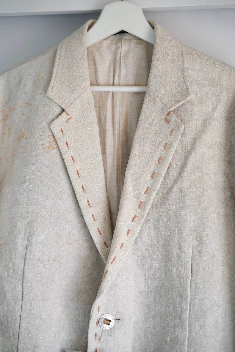 Yohji Yamamoto Yohji Yamamoto Yohji Yamamoto Linen Suit Blazer with Tag Size US M / EU 48-50 / 2 - 3 Thumbnail