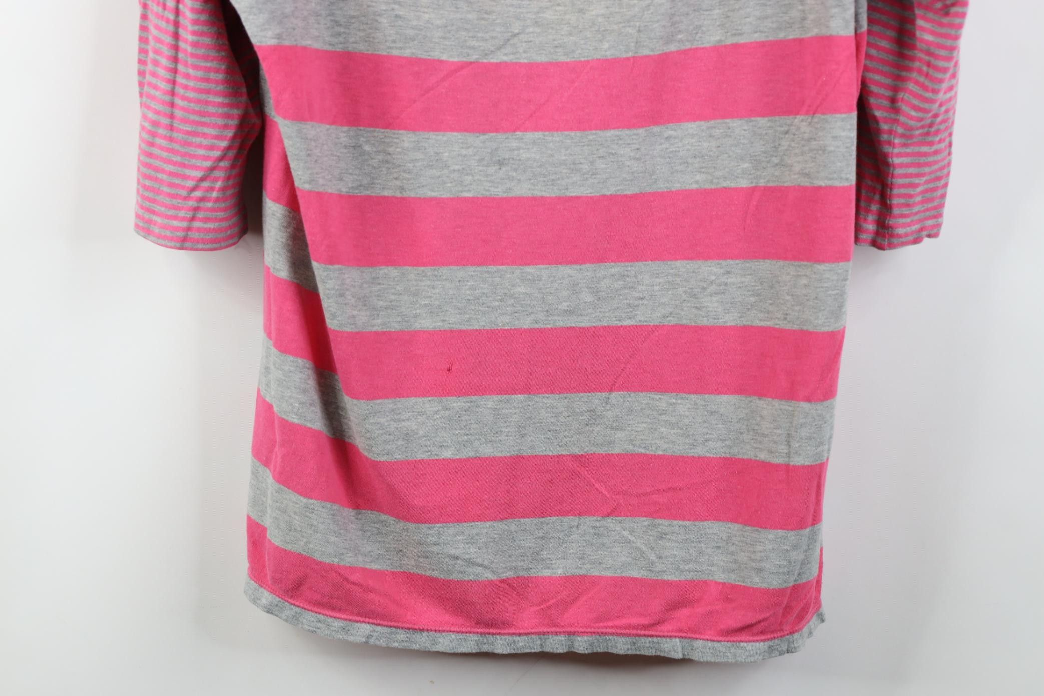 American Eagle Outfitters Vintage Y2K American Eagle Outfitters Striped Raglan T-Shirt Size L / US 10 / IT 46 - 3 Thumbnail