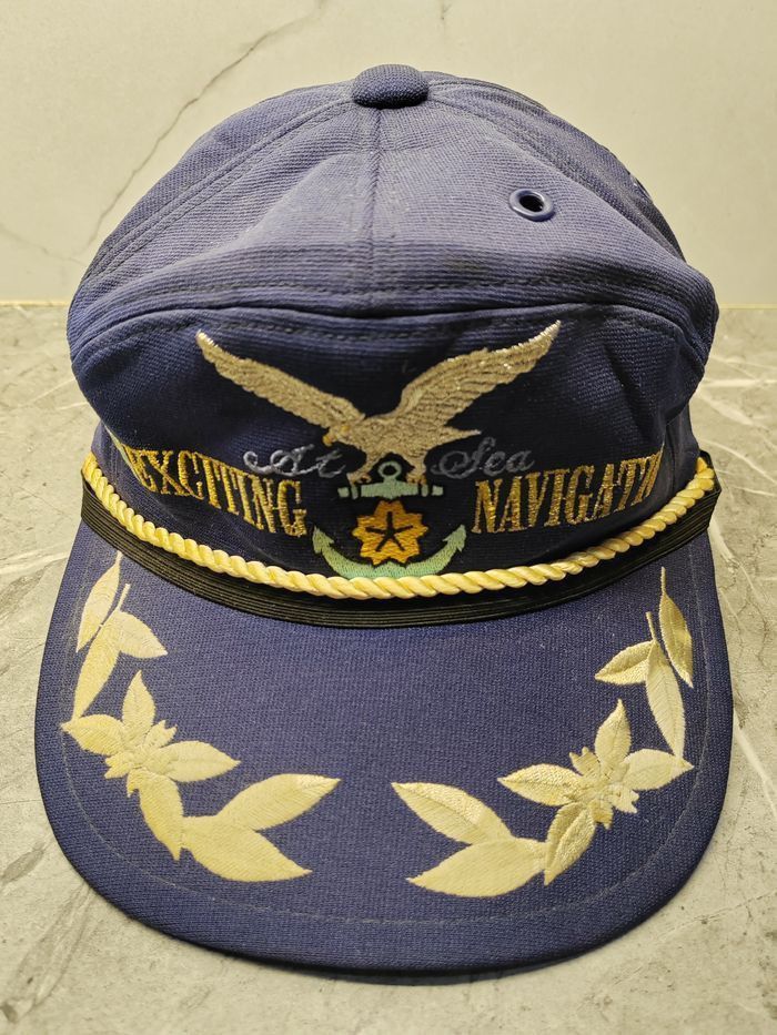 Japanese Brand Vintage Exciting Navigation Cap Hat Size ONE SIZE - 2 Thumbnail