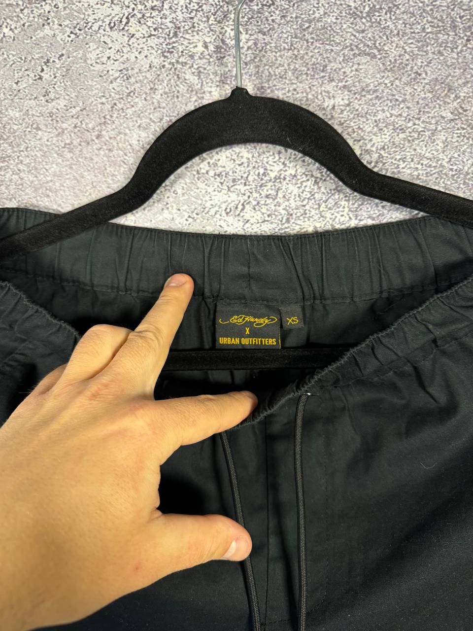 Ed Hardy × Urban Outfitters Ed Hardy x Urban Outfitters Cargo Pants Cotton Men XS Black Size US 30 / EU 46 - 9 Thumbnail