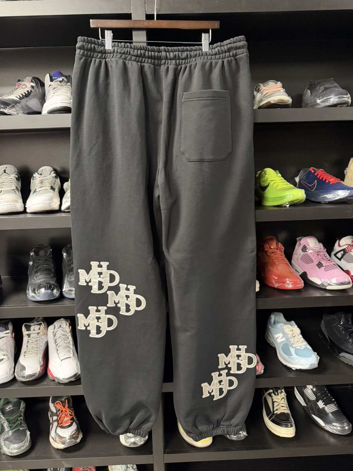 HMDD Happy Memories Don't Die HMDD Scrunch Patch Sweatpants Black Size US 43 - 6 Thumbnail