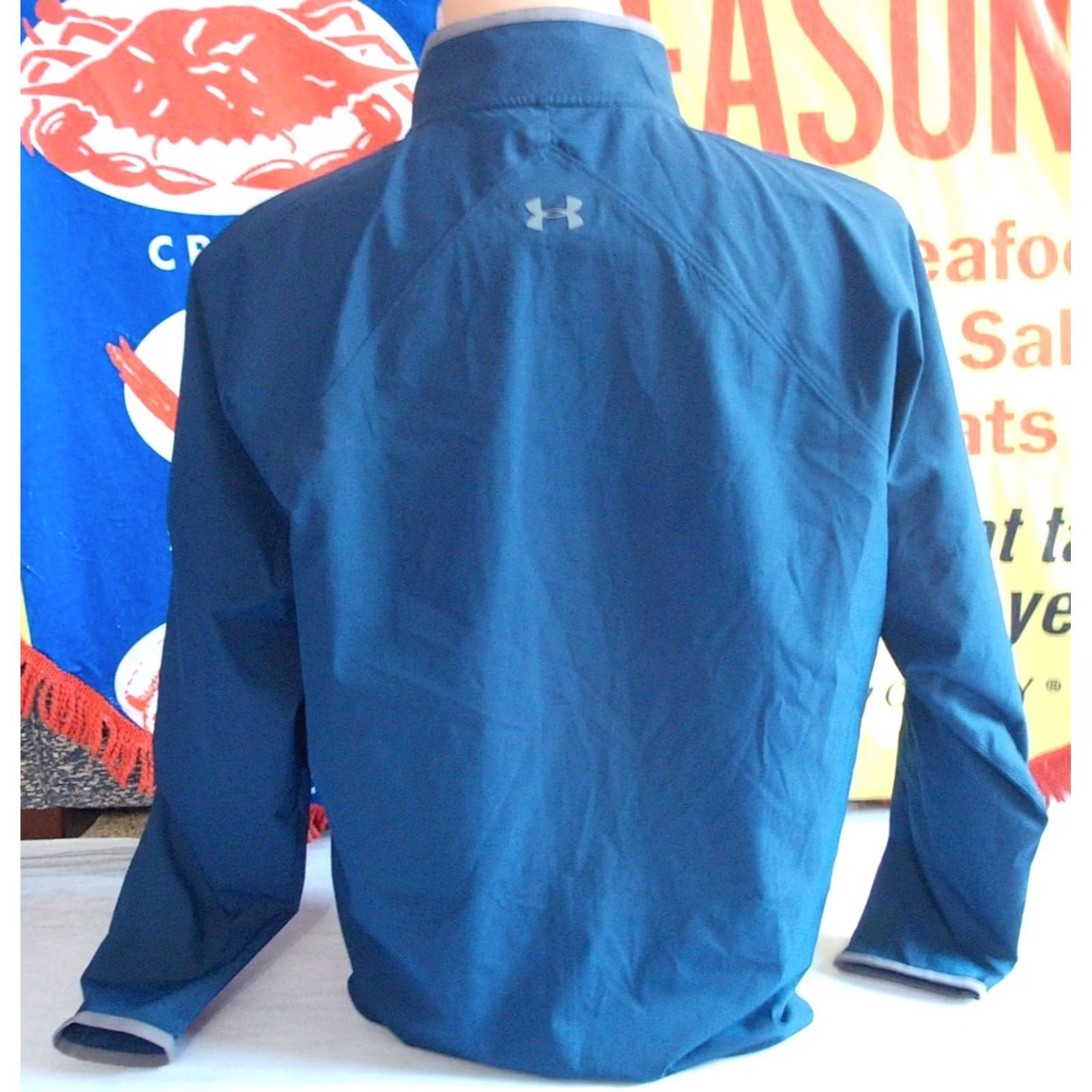 Under Armour TOYOTA Under Armour Storm Golf Jacket Windbreaker XL Navy Blue Men's XL Zip Full Zip Long Sleeve Size US XL / EU 56 / 4 - 6 Thumbnail
