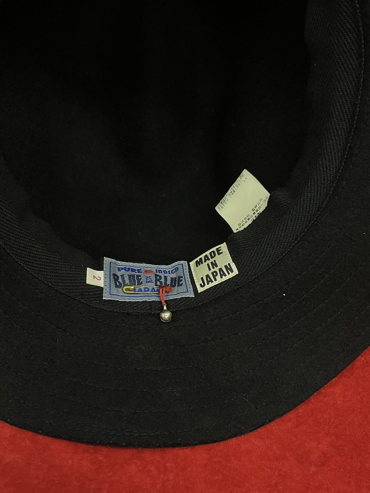 Visvim Blue Blue Japan RRL Hedi Slimane The Soloist Wool Fedora Hat Size ONE SIZE - 7 Thumbnail