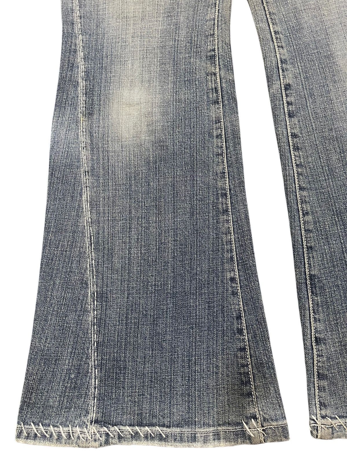 Hysteric Glamour Vintage Japanese Brand Blue Faded Wash Flared Wide Leg Jeans Size US 29 - 7 Thumbnail