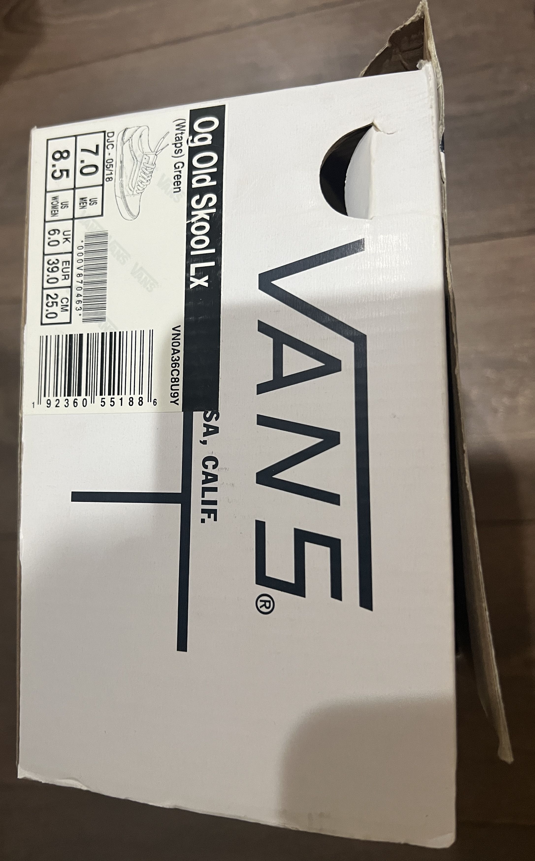 Vans × Wtaps Vans X Wtaps Og Old Skool LX Green US7 Size US 7 / EU 40 - 6 Thumbnail