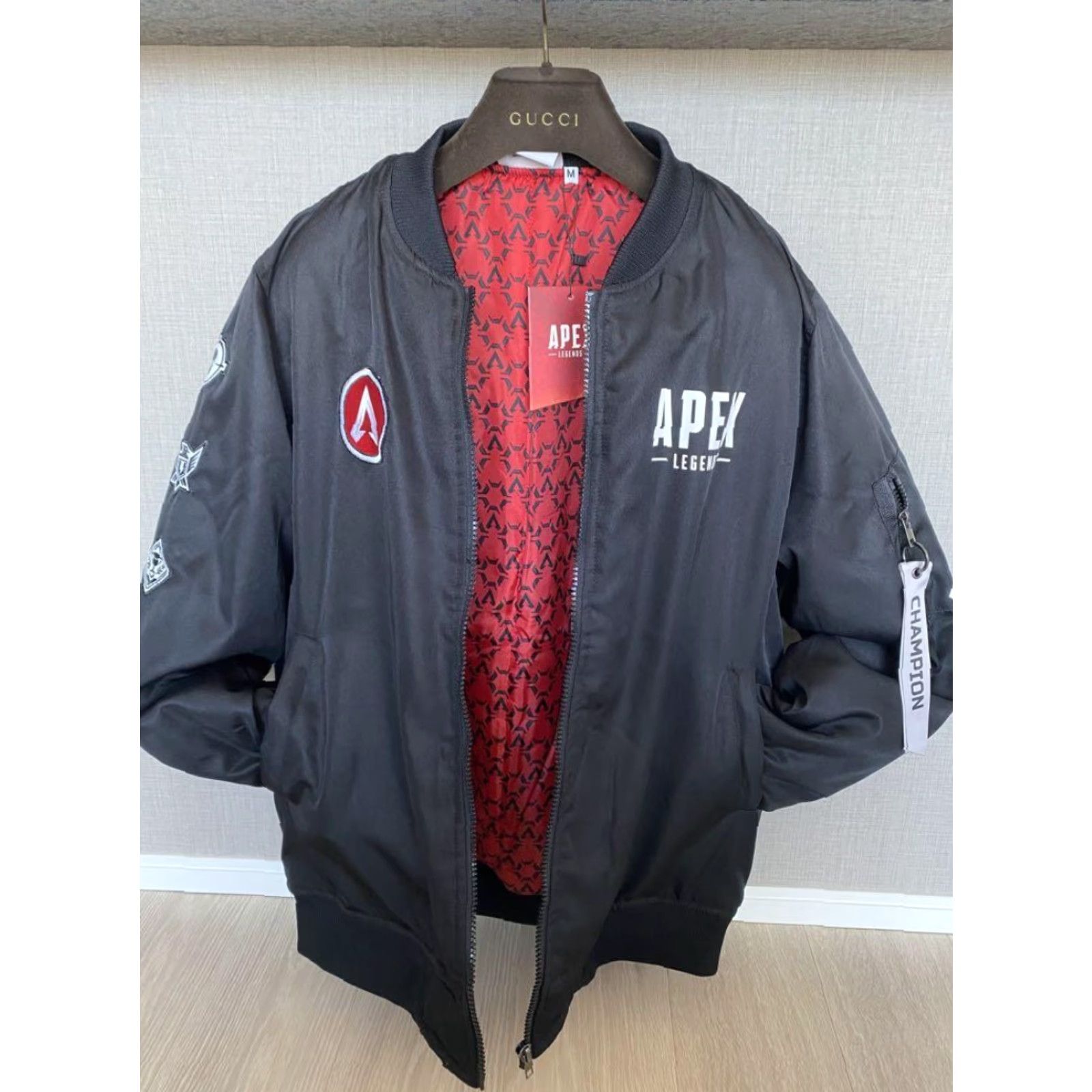 Vintage APEX LEGENDS Bomber jacket XL Black Men Size US XL / EU 56 / 4 - 3 Thumbnail
